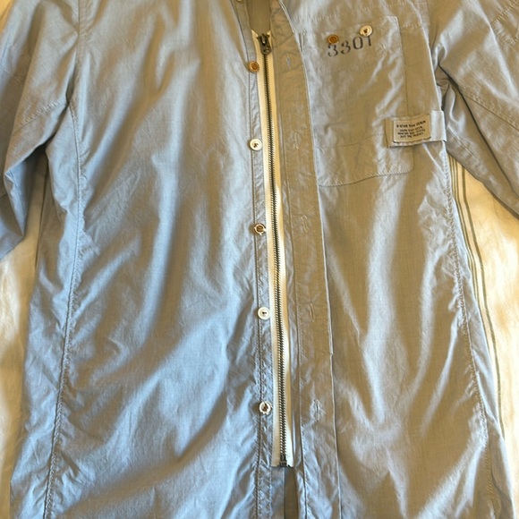 G-Star Destin Shirt L/S - Button Down Linen Shirt - Picture 3 of 12
